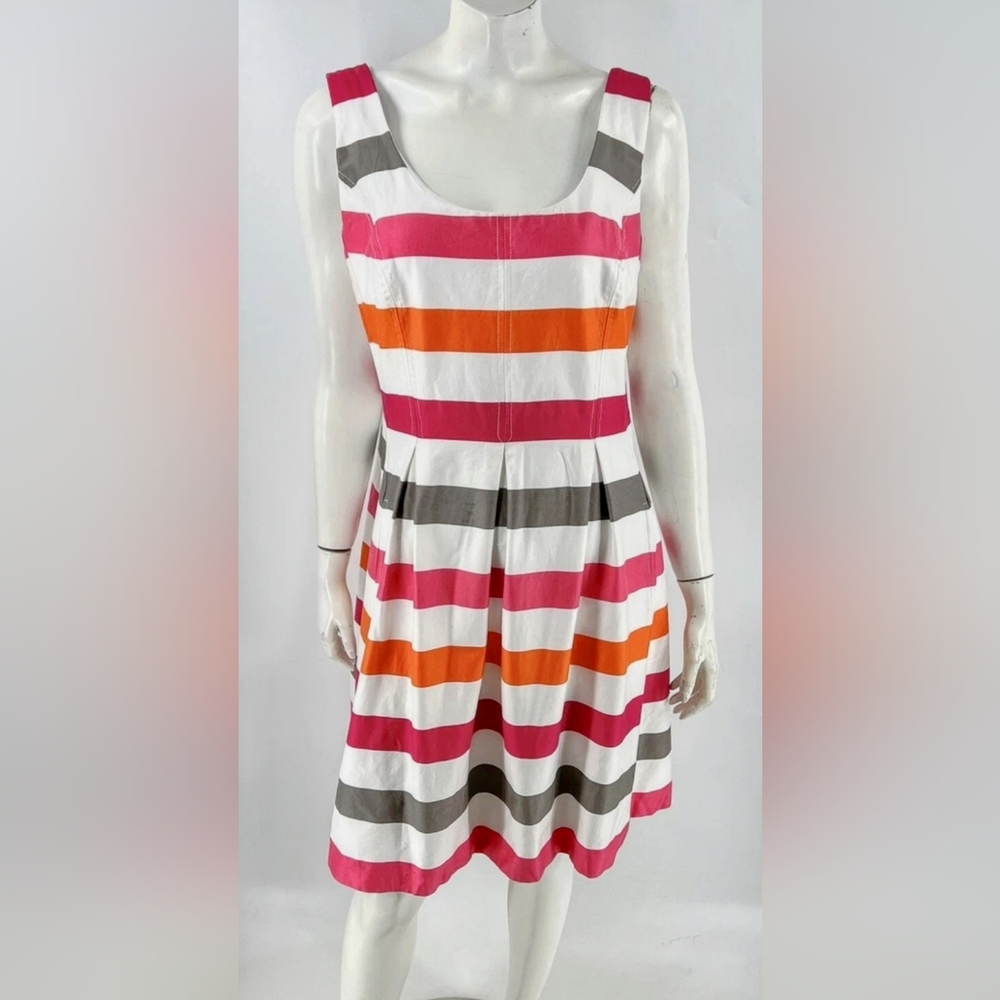 Nine West Striped Fit And Flare Size 16 Dress / Firm Price